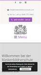 Mobile Screenshot of maskenbildnerschule.com